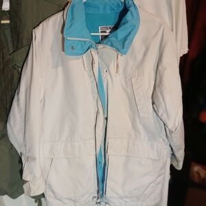 Pacific Trail Women's Cream Ski Jacket with Blue Lining